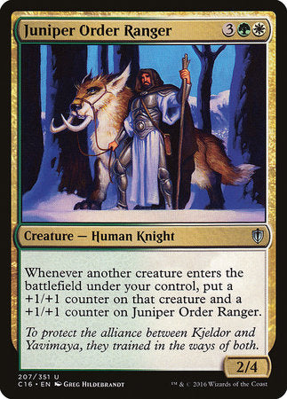 Juniper Order Ranger [Commander 2016] | Good Games Cannington