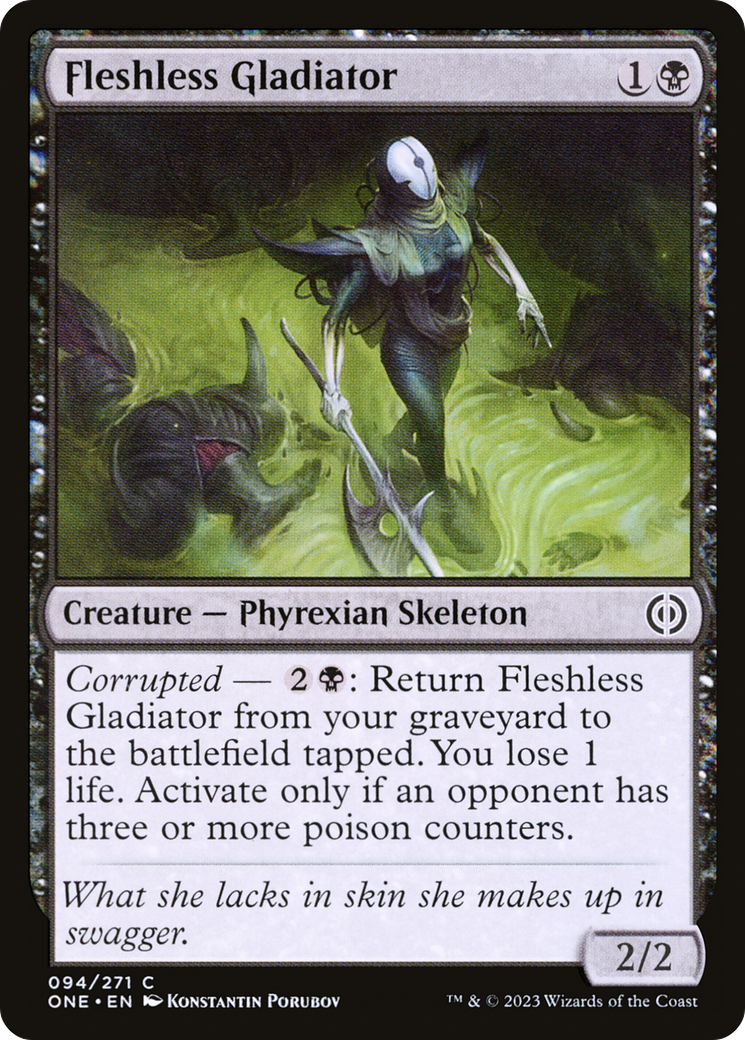 Fleshless Gladiator [Phyrexia: All Will Be One] | Good Games Cannington