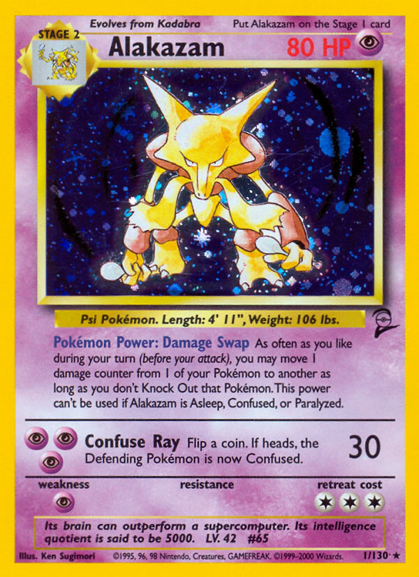Alakazam (1/130) [Base Set 2] | Good Games Cannington