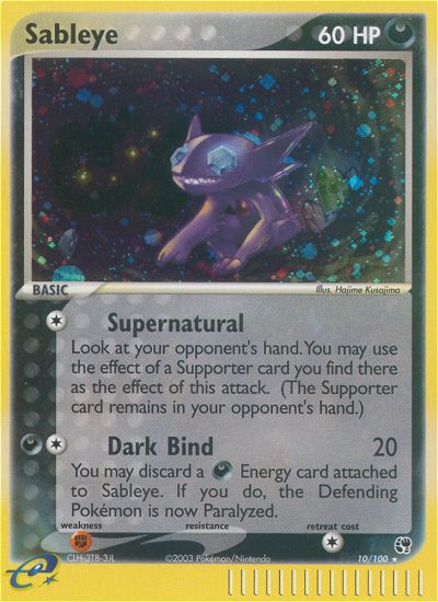 Sableye (10/100) [EX: Sandstorm] | Good Games Cannington