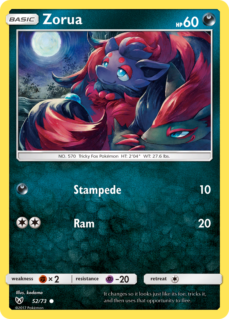 Zorua (52/73) [Sun & Moon: Shining Legends] | Good Games Cannington