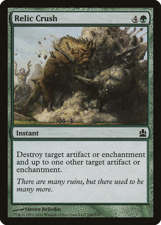 Relic Crush [Commander 2011] | Good Games Cannington