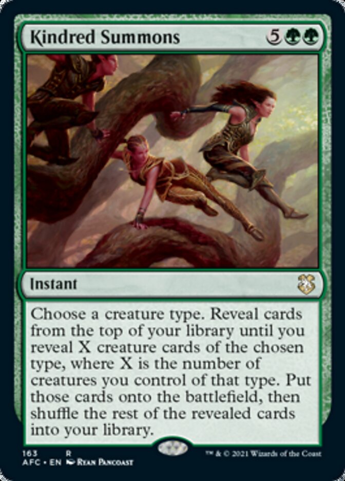 Kindred Summons [Dungeons & Dragons: Adventures in the Forgotten Realms Commander] | Good Games Cannington