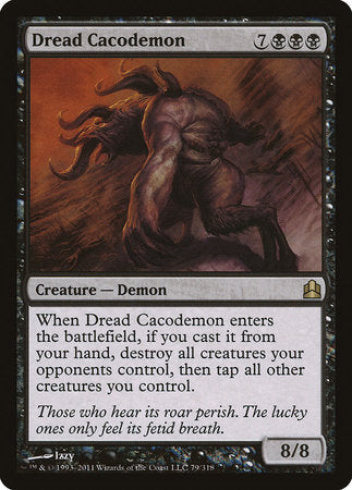 Dread Cacodemon [Commander 2011] | Good Games Cannington