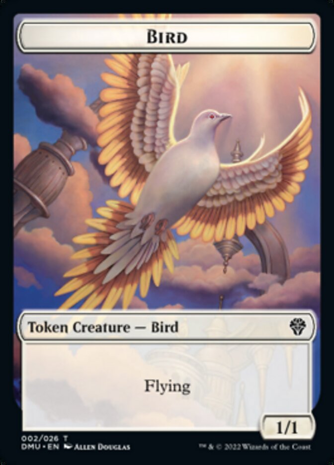 Bird Token (002) [Dominaria United Tokens] | Good Games Cannington