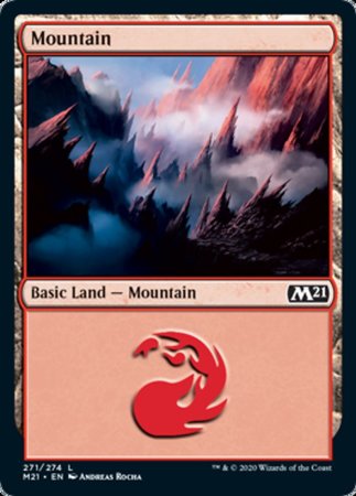 Mountain (271) [Core Set 2021] | Good Games Cannington