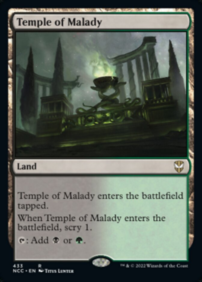 Temple of Malady [Streets of New Capenna Commander] | Good Games Cannington