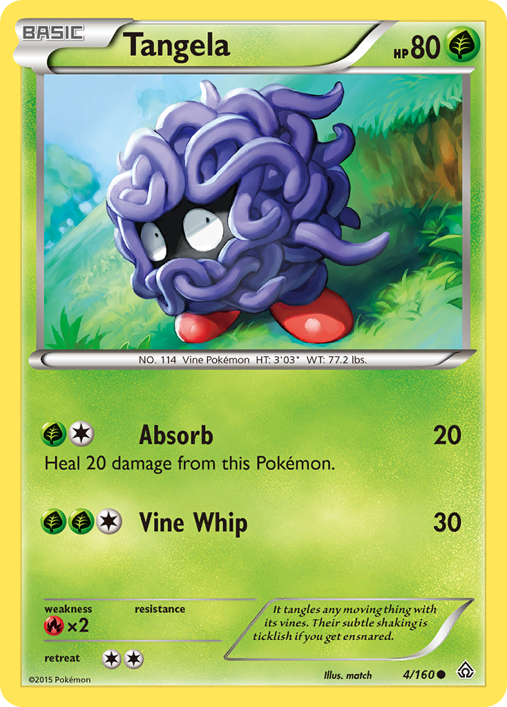 Tangela (4/160) [XY: Primal Clash] | Good Games Cannington