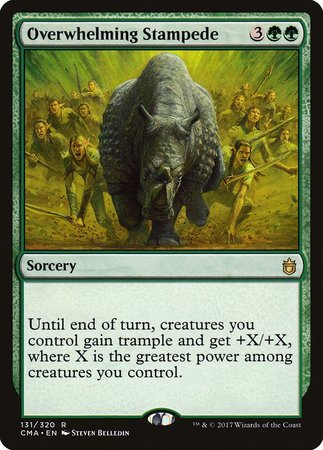 Overwhelming Stampede [Commander Anthology] | Good Games Cannington