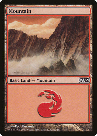 Mountain (242) [Magic 2010] | Good Games Cannington