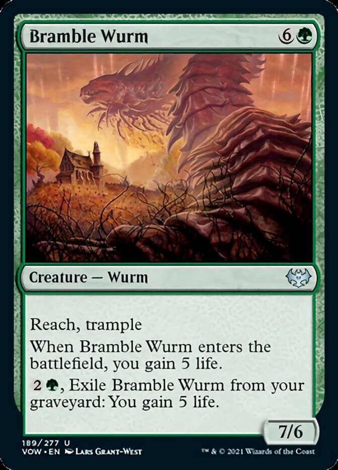 Bramble Wurm [Innistrad: Crimson Vow] | Good Games Cannington