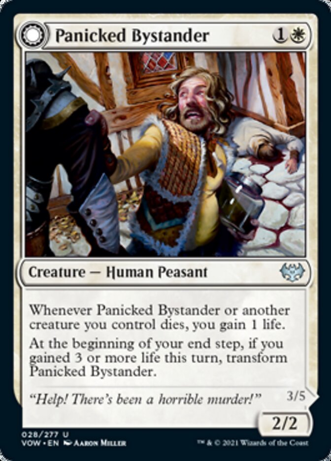Panicked Bystander // Cackling Culprit [Innistrad: Crimson Vow] | Good Games Cannington