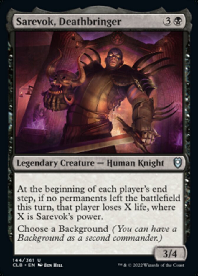 Sarevok, Deathbringer [Commander Legends: Battle for Baldur's Gate] | Good Games Cannington