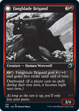 Fangblade Brigand // Fangblade Eviscerator [Innistrad: Double Feature] | Good Games Cannington