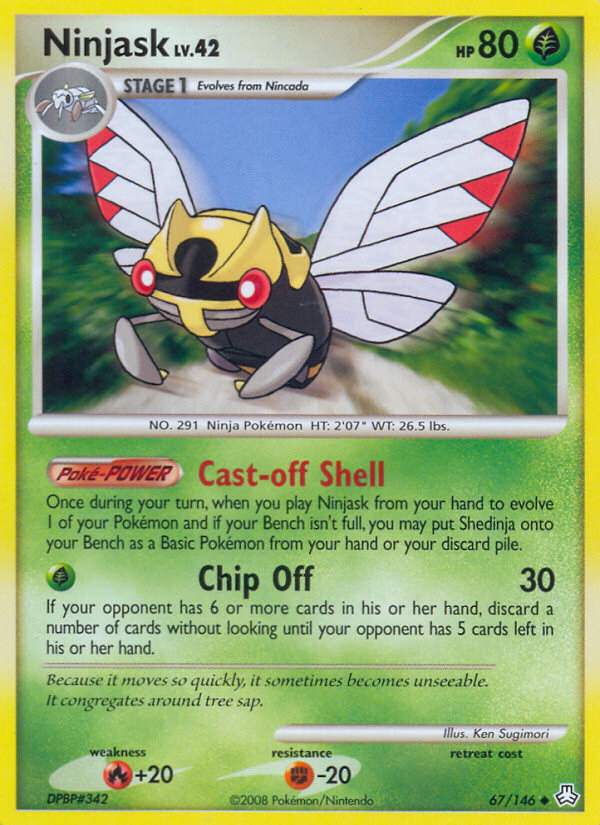 Ninjask (67/146) [Diamond & Pearl: Legends Awakened] | Good Games Cannington
