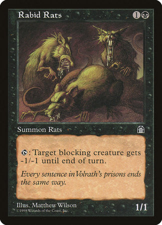 Rabid Rats [Stronghold] | Good Games Cannington