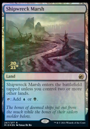 Shipwreck Marsh [Innistrad: Midnight Hunt Prerelease Promos] | Good Games Cannington