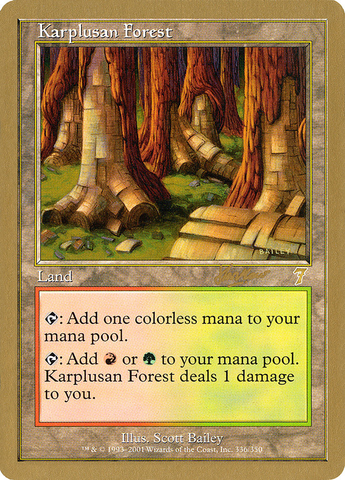 Karplusan Forest (Sim Han How) [World Championship Decks 2002] | Good Games Cannington