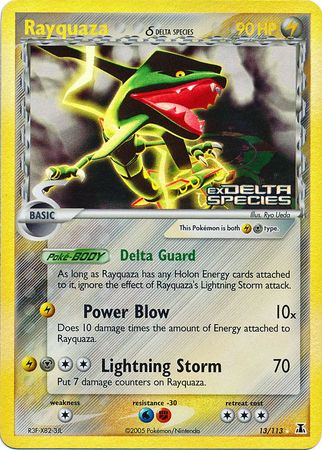 Rayquaza (13/113) (Delta Species) (Stamped) [EX: Delta Species] | Good Games Cannington
