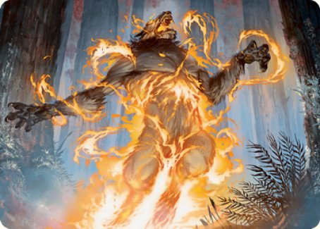 Burn the Accursed Art Card [Innistrad: Midnight Hunt Art Series] | Good Games Cannington