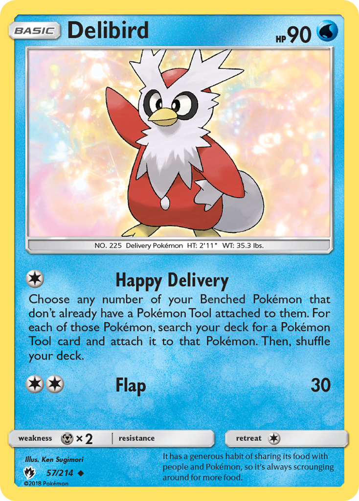 Delibird (57/214) [Sun & Moon: Lost Thunder] | Good Games Cannington