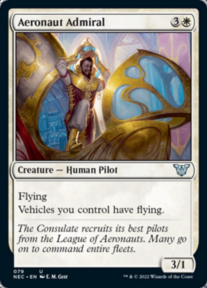 Aeronaut Admiral [Kamigawa: Neon Dynasty Commander] | Good Games Cannington