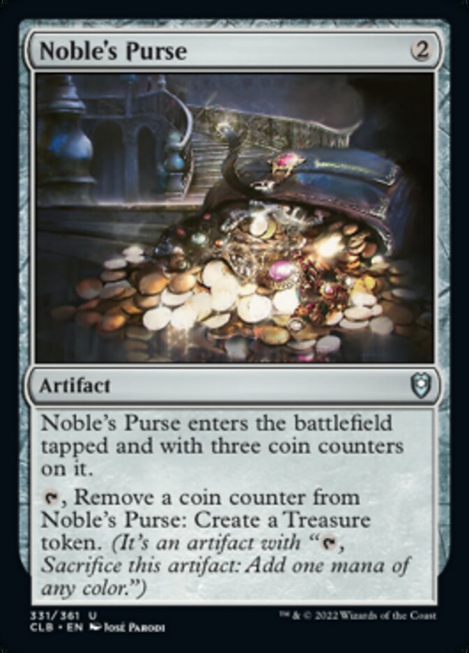 Noble's Purse [Commander Legends: Battle for Baldur's Gate] | Good Games Cannington