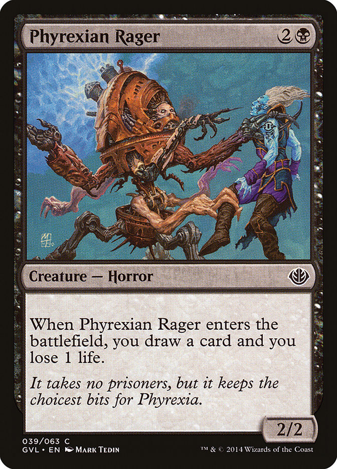 Phyrexian Rager (Garruk vs. Liliana) [Duel Decks Anthology] | Good Games Cannington