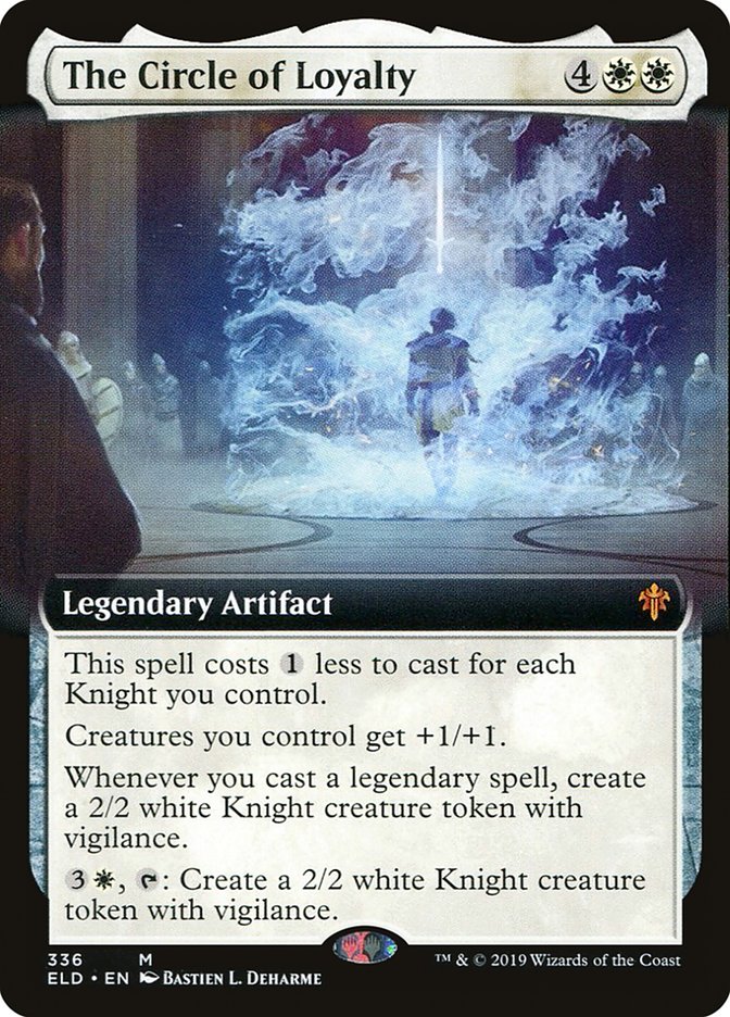 The Circle of Loyalty (Extended Art) [Throne of Eldraine] | Good Games Cannington
