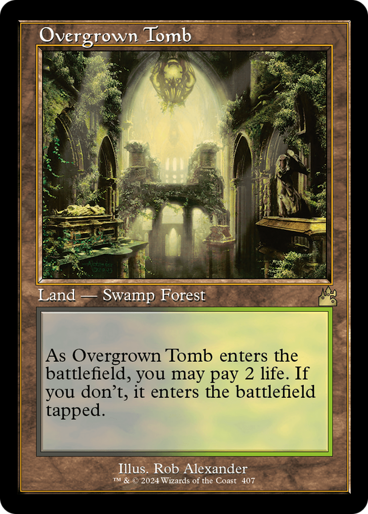 Overgrown Tomb (Retro) [Ravnica Remastered] | Good Games Cannington
