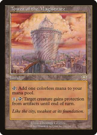 Tower of the Magistrate [Mercadian Masques] | Good Games Cannington