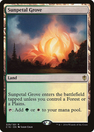 Sunpetal Grove [Commander 2016] | Good Games Cannington