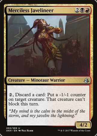 Merciless Javelineer [Amonkhet] | Good Games Cannington