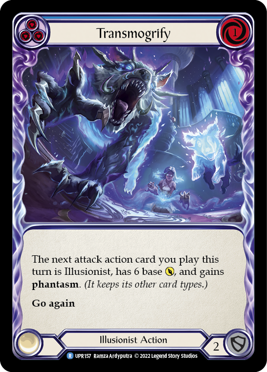 Transmogrify (Blue) [UPR157] (Uprising)  Rainbow Foil | Good Games Cannington