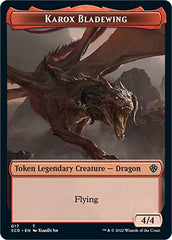 Karox Bladewing // Karox Bladewing Double-Sided Token [Starter Commander Decks] | Good Games Cannington