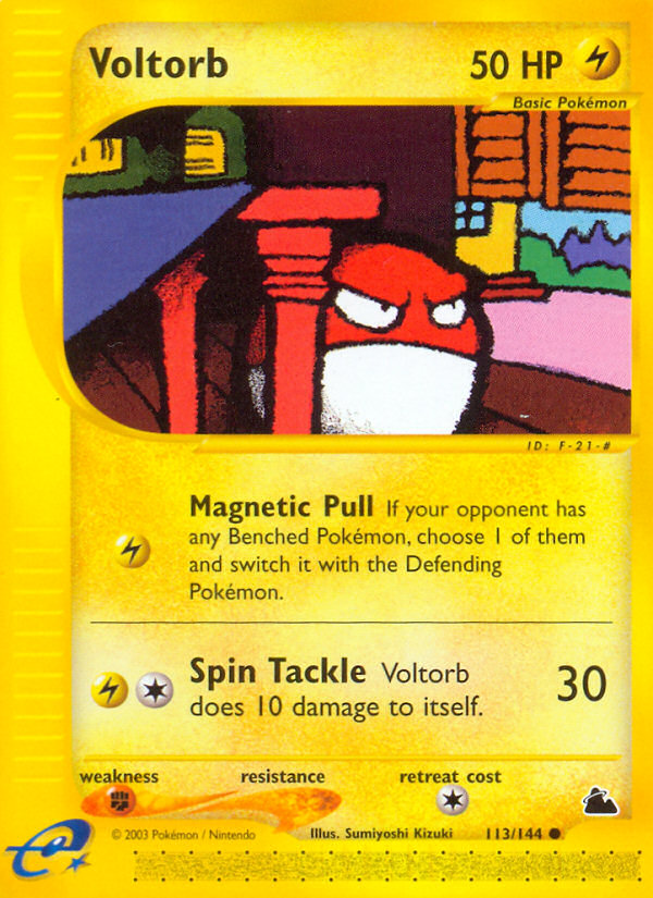 Voltorb (113/144) [Skyridge] | Good Games Cannington