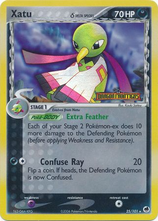 Xatu (25/101) (Delta Species) (Stamped) [EX: Dragon Frontiers] | Good Games Cannington