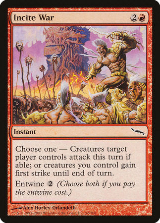 Incite War [Mirrodin] | Good Games Cannington