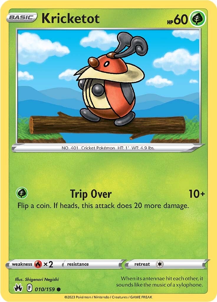 Kricketot (010/159) [Sword & Shield: Crown Zenith] | Good Games Cannington