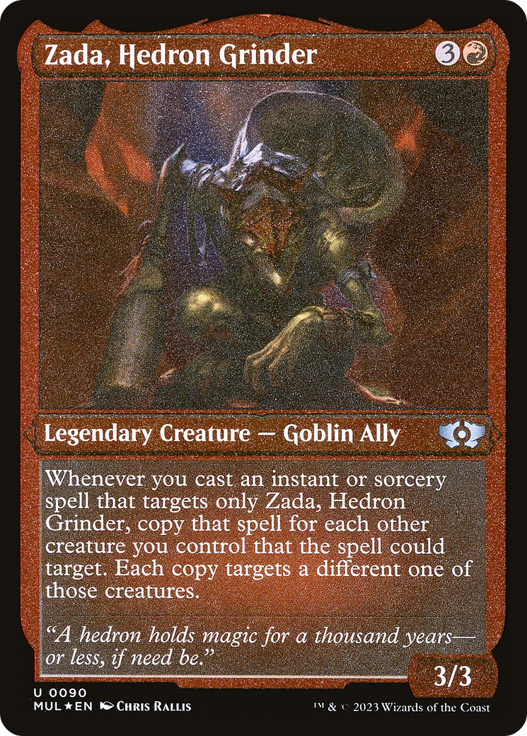 Zada, Hedron Grinder (Foil Etched) [Multiverse Legends] | Good Games Cannington