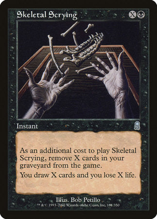 Skeletal Scrying [Odyssey] | Good Games Cannington