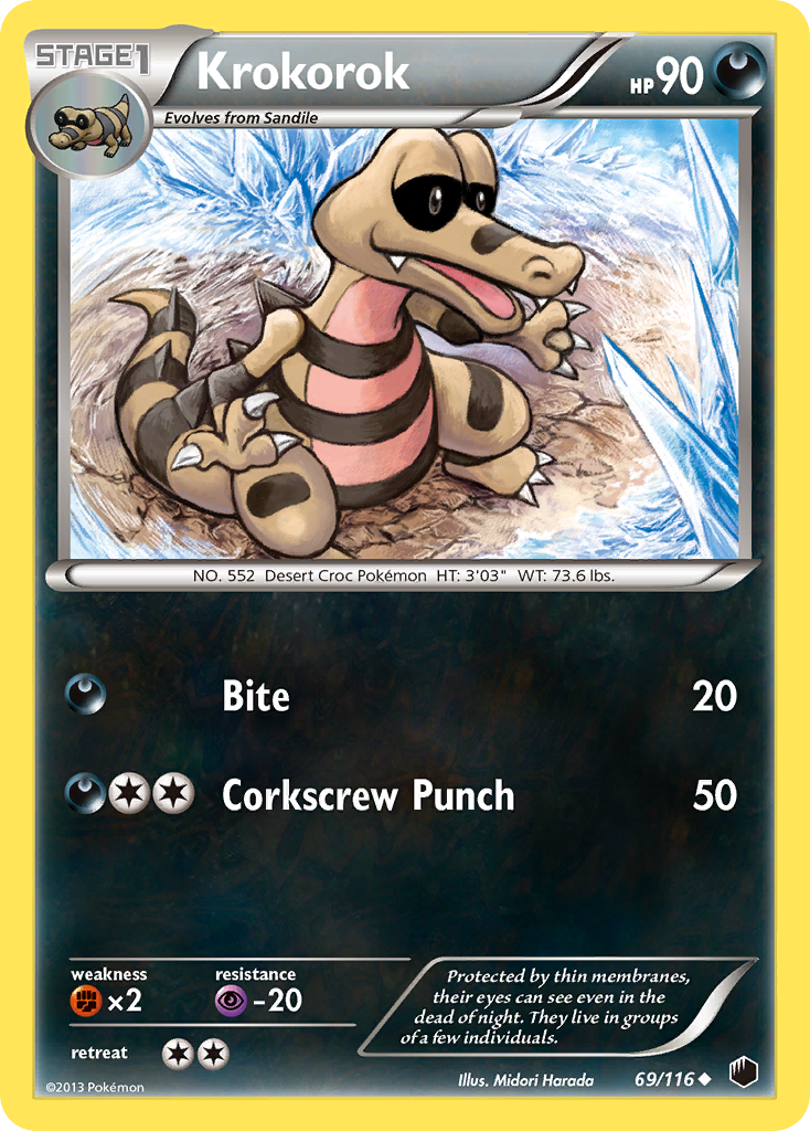 Krokorok (69/116) [Black & White: Plasma Freeze] | Good Games Cannington