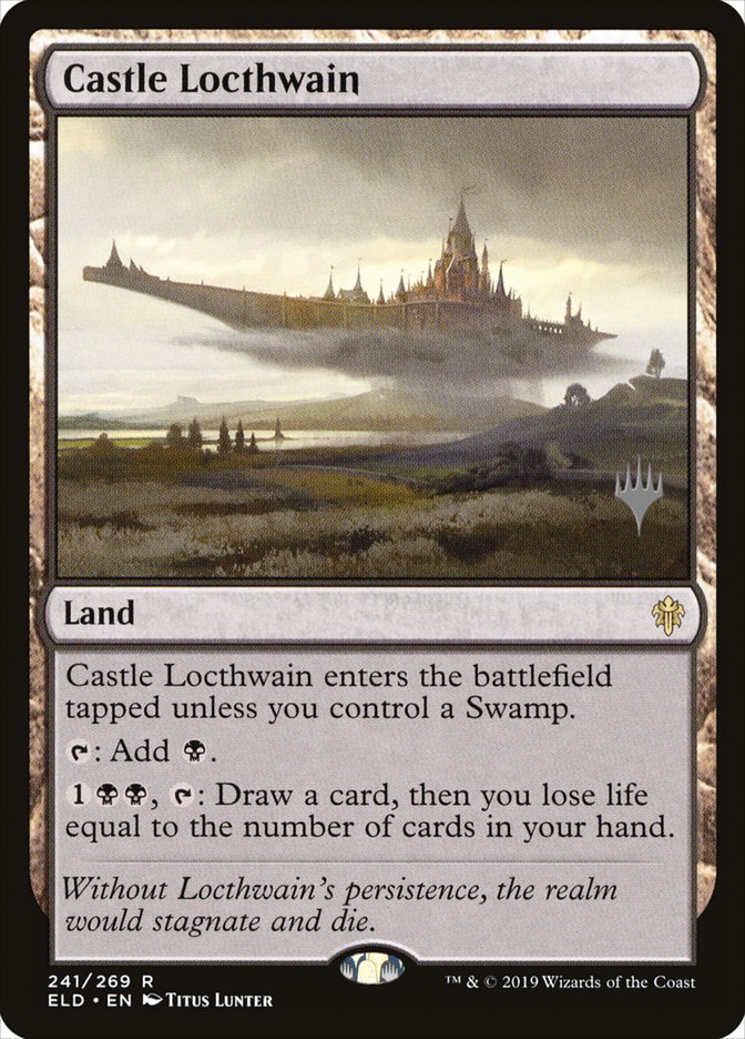 Castle Locthwain (Promo Pack) [Throne of Eldraine Promos] | Good Games Cannington