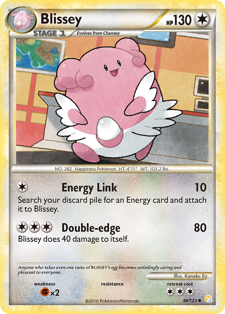 Blissey (36/123) [HeartGold & SoulSilver: Base Set] | Good Games Cannington