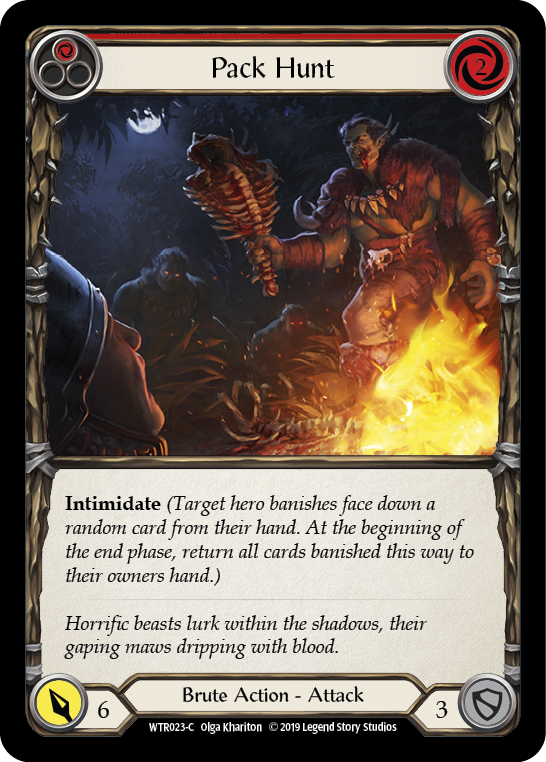 Pack Hunt (Red) [WTR023-C] Alpha Print Normal | Good Games Cannington