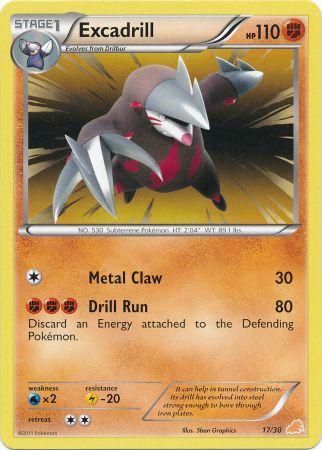 Excadrill (17/30) [Black & White: Trainer Kit - Excadrill] | Good Games Cannington