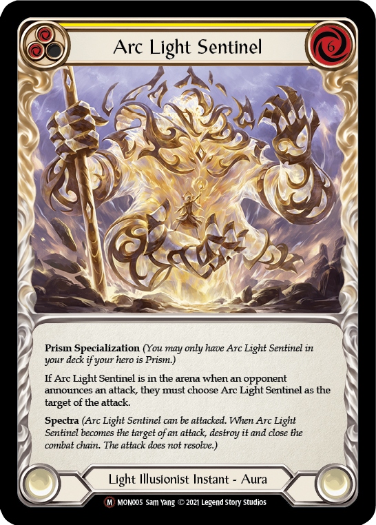 Arc Light Sentinel [U-MON005-RF] Unlimited Rainbow Foil | Good Games Cannington