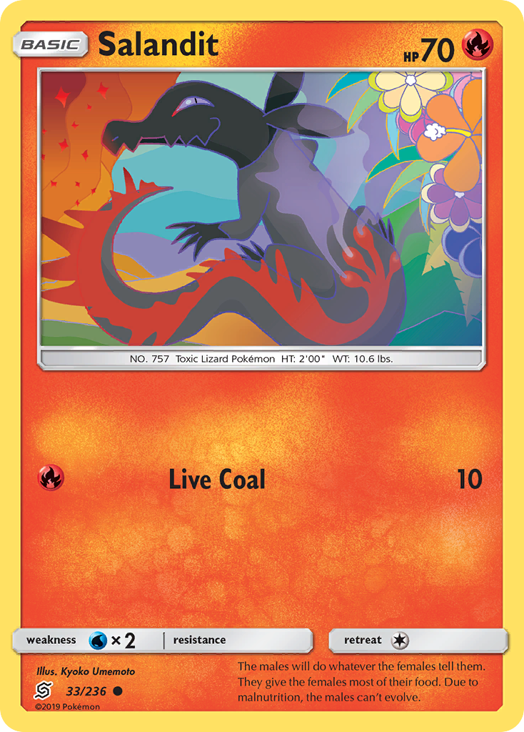 Salandit (33/236) [Sun & Moon: Unified Minds] | Good Games Cannington