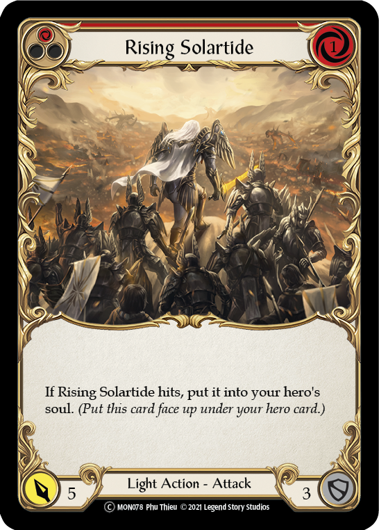Rising Solartide (Red) [U-MON078] Unlimited Normal | Good Games Cannington