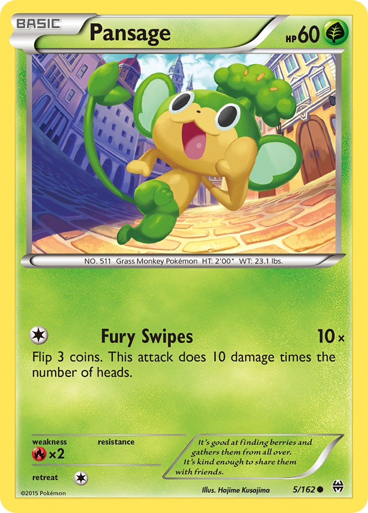 Pansage (5/162) [XY: BREAKthrough] | Good Games Cannington